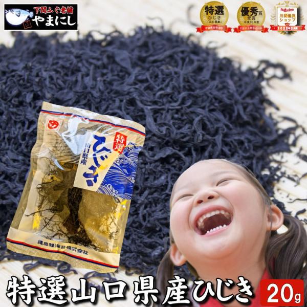 【希少な逸品】山口県産 特選ひじき 20g [山口県産100%]　ひじきご飯煮ものに