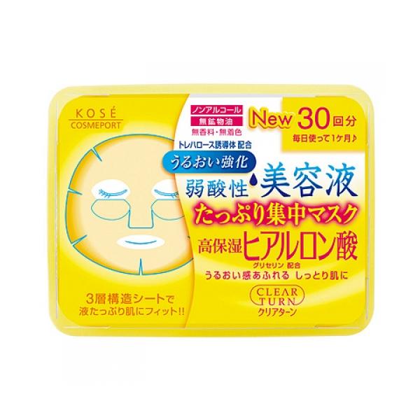コーセー　クリアターン　エッセンスマスク　HA　ヒアルロン酸　30枚入り