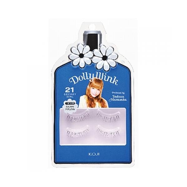 益若つばさプロデュースのつけまつ毛ドーリーウィンク。普段使いにもおめかしにも使える、こだわりのアイラッシュライン。根元にさりげなくボリュームをプラス。やわらかな印象の瞳に。