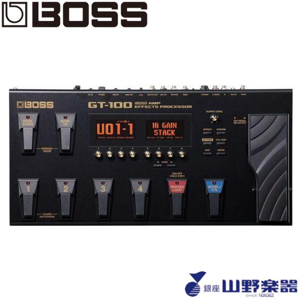 BOSS マルチエフェクター GT-100 ver.2 : 21094 : 山野楽器 楽器専門