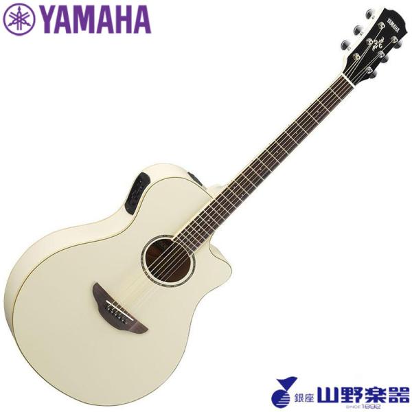 YAMAHA エレアコギター APX600 / VW ビンテージホワイト : 山野