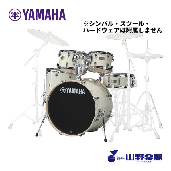 YAMAHA 20 "バスドラムシェルセット Stage Custom Birch SBP0F5 / CLASSIC WHITE
