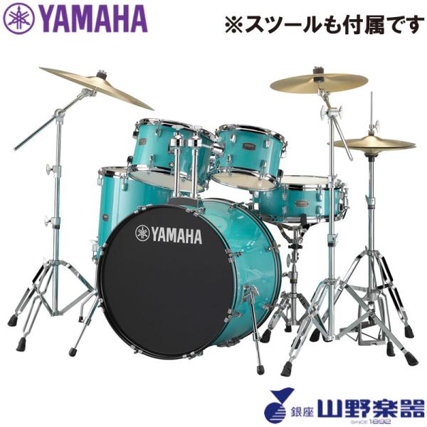 YAMAHA スタンダードドラムセット RYDEEN RDP2F5STDTQG / Turquoise Glitter(ターコイズグリッター)