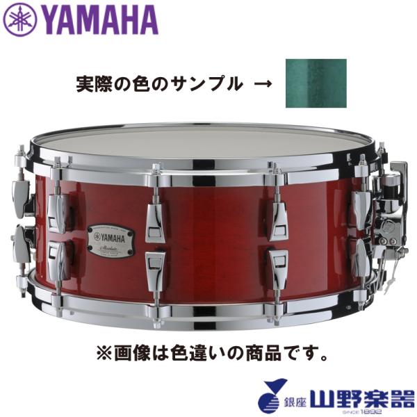 YAMAHA スネアドラム Absolute Hybrid Maple AMS1460JGS / ジェイドグリーンスパークル