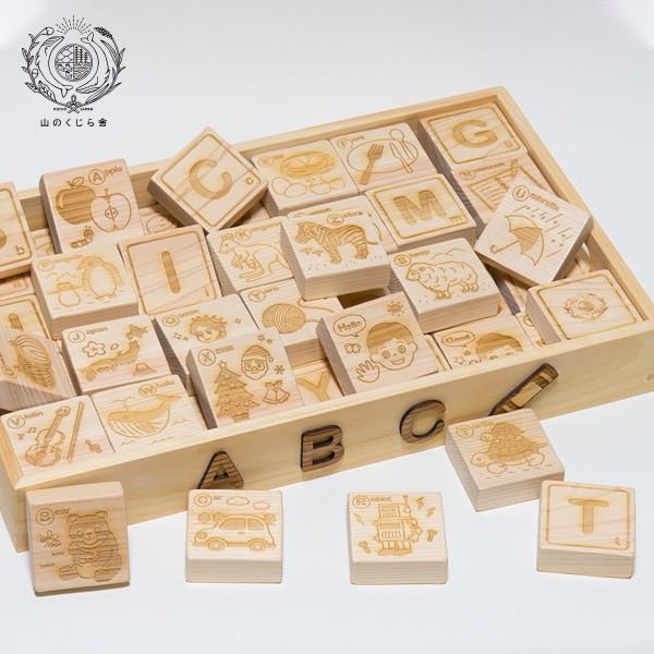 木のおもちゃ Abcつみき T026 木のおもちゃ 山のくじら舎 通販 Yahoo ショッピング