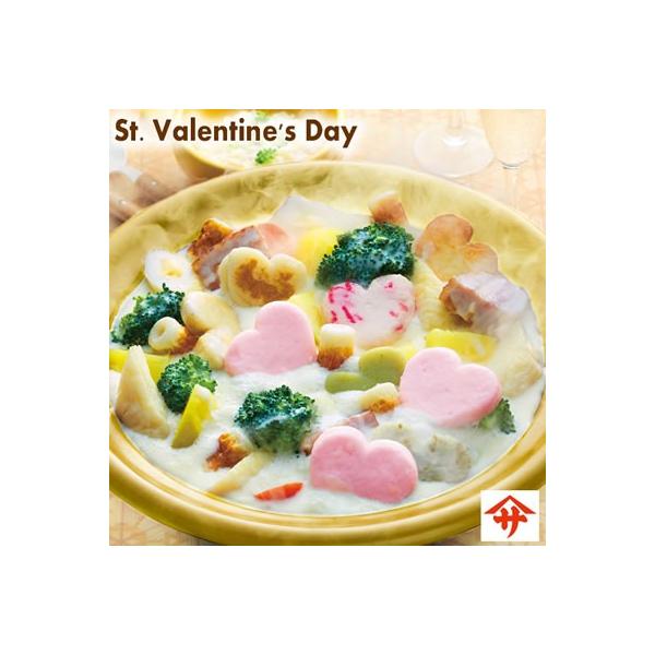 バレンタイン限定のハート型のはんぺんと、人気練り製品を洋風クリームスープのおでんにしました。ご家庭で温めるだけでかわいらしいおでんが出来上がります！バレンタインはヤマサちくわの「はーとおでん」で温まりませんか？※温めるだけの調理したスープを...