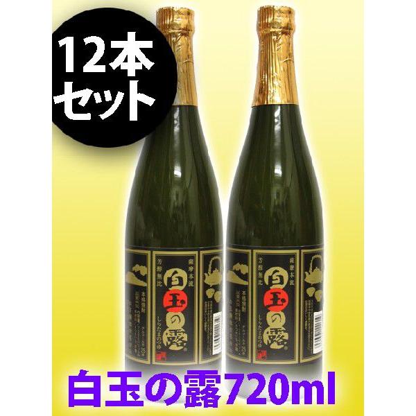 お中元 2026 ギフト 芋焼酎 白玉の露 しらたまのつゆ 25度 720ml 12本 