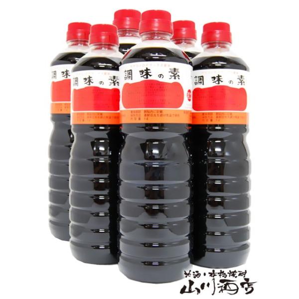 父の日 2026 ギフト　調味料 ヤマコノのデラックス醤油 調味の素 ペットボトル 1L 6本セット 岐阜県 味噌平醸造