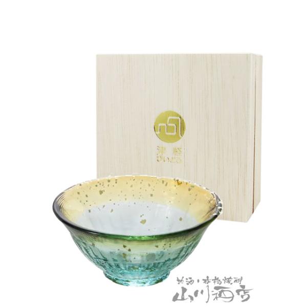 ハロウィン 2026 ギフト 酒器 津軽びいどろ 爽華 さやか 金彩 盃 きんさい さかずき 月明 つきあかり 木箱入 青森県 北洋硝子株式会社