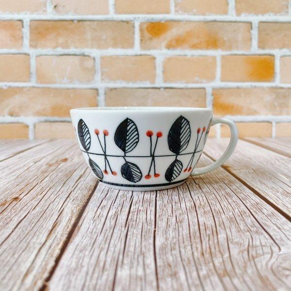 ラズベリー 軽量 スープカップ 日本製 美濃焼 食器 陶器 うつわ スープ 手付き おしゃれ カフェ