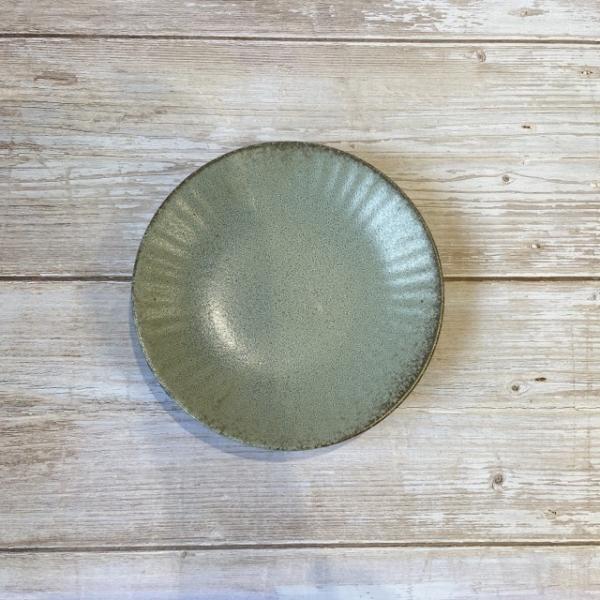中皿 丸皿 おしゃれ 北欧 うつわ プレート 皿 食器 陶器 ウラヌス 軽量 16.8cm 日本製 美濃焼 グレー 灰 窯変 軽い うすい 洋風