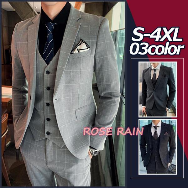 メンズ フォーマル スーツ スリーピース セットアップ オシャレ 3点セット 紳士服 ビジネススーツ 結婚式 細身 ストライプ スリムフィット Manssuit16 ヤマシナソラ 通販 Yahoo ショッピング