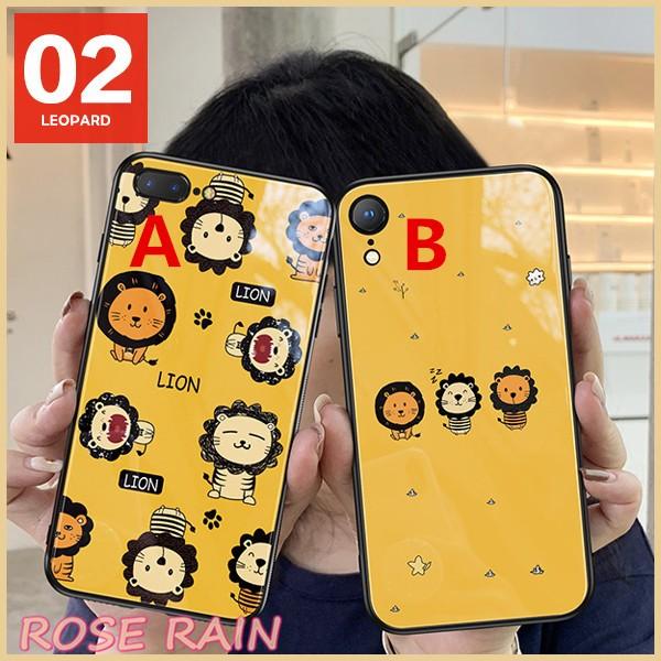 フォンケース ライオンちゃんキャラクター 可愛い Iphoneケース アイフォンスマホケース 強化ガラス Phonecase08 ローズレイン 通販 Yahoo ショッピング