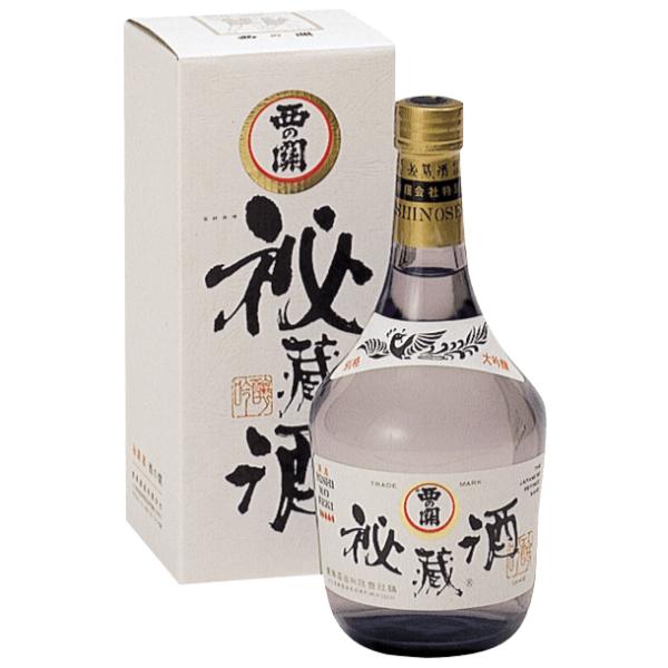日本初の大吟醸原酒 西の関 秘蔵酒 720ml 萱島酒造 大分県国東市