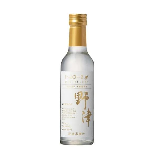 野津ニューポット 藤居酒造 200ml 大分県産米 ウイスキー原酒 53度 ギフトボックス化粧箱入り