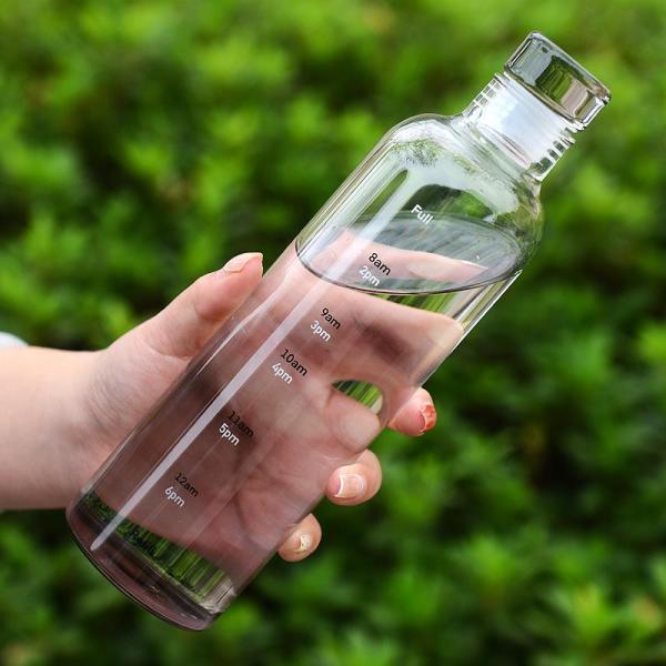 KALDI ガラス水筒 350ml 青カバー Kakusee 水筒 おしゃれ 500ml クリーンパウダー ワンタッチ 真空