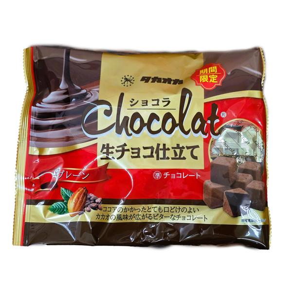 タカオカ食品 125gショコラ生チョコ仕立てプレーン 12袋入