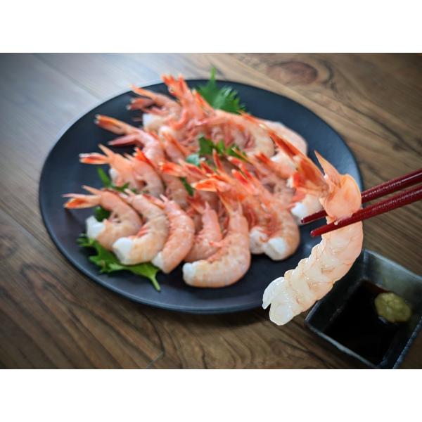 [Release date: November 8, 2020]刺身用の『ひげながエビ』です。解凍後お召し上がりください。藤井壮太棋士の将棋めし『海鮮どんぶり』の具材として提供しました。