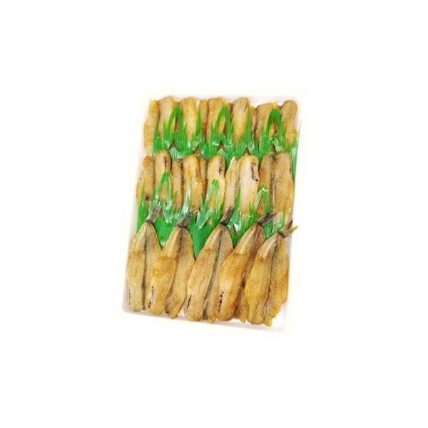 [Release date: March 29, 2020]新鮮な蒲郡メヒカリを開き本醸造の醤油、酒、みりんで味付けをし、天日で干しあげました。開いて中骨を取ってあるので、火を通しやすいのでフライパンでの調理の可能です。