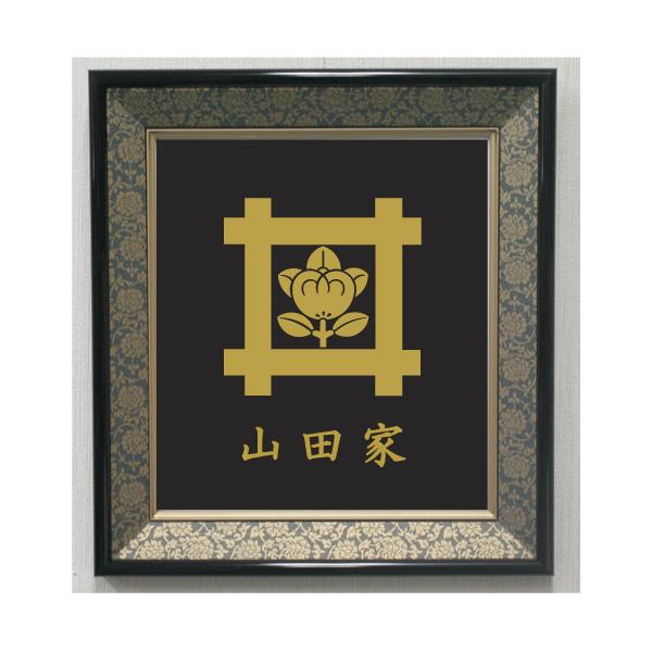 壁掛け額入り家紋 【日蓮宗橘（井桁に橘）】 : ヤマトデザインヤフー店