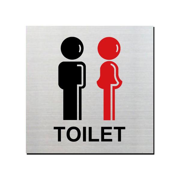 8おしゃれなトイレプレート ステンレス製 10cm トイレマーク トイレプレート Top100 567 ヤマトデザインヤフー店 通販 Yahoo ショッピング