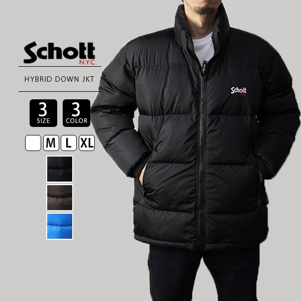 Schott ダウンジャケット ショット ダウンジャケット アウター メンズ Hybrid Down Jkt a 067 a ジーンズヤマト 通販 Yahoo ショッピング