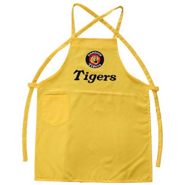 阪神タイガース エプロン イエロー 阪神球団承認グッズ : ヤマザキe