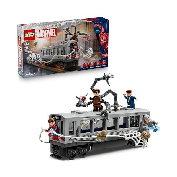 レゴ(LEGO) マーベル スパイダーマン vs. ドクター・オクトパス 地下鉄編 おもちゃ 玩具 誕生日 プレゼント ブロック 男の子 女の子 子供 9歳 10歳 1