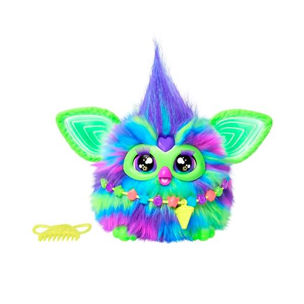 ハズブロ（Hasbro）ファービー オーロラ 暗いところで光る 声に反応するインタラクティブトイ 男の子と女の子向け 対象年齢6才以上、ファッションア