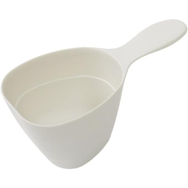 マーナ (marna) 極 お米計量カップ ( 米びつ底まですくいやすい / 食洗機対応 / 180ml ) 米計量 ( 目盛り付き / 柄付き すくいやすい ) ホワイト K69