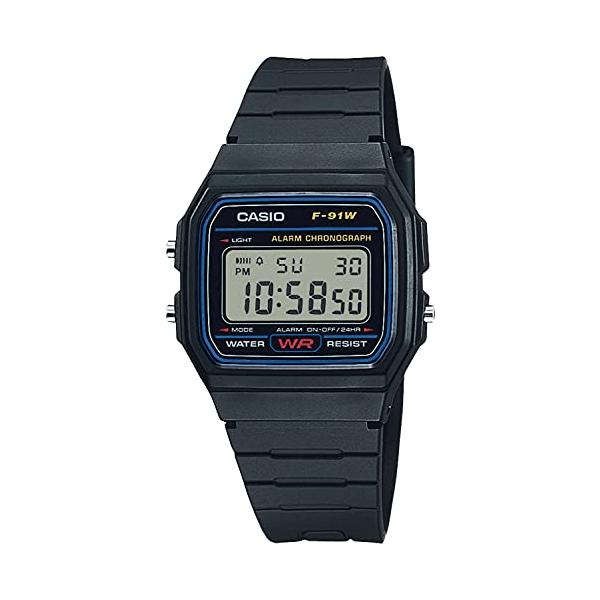 [カシオ] 腕時計 カシオ コレクション 【国内正規品】F-91W-1JH メンズ ブラック