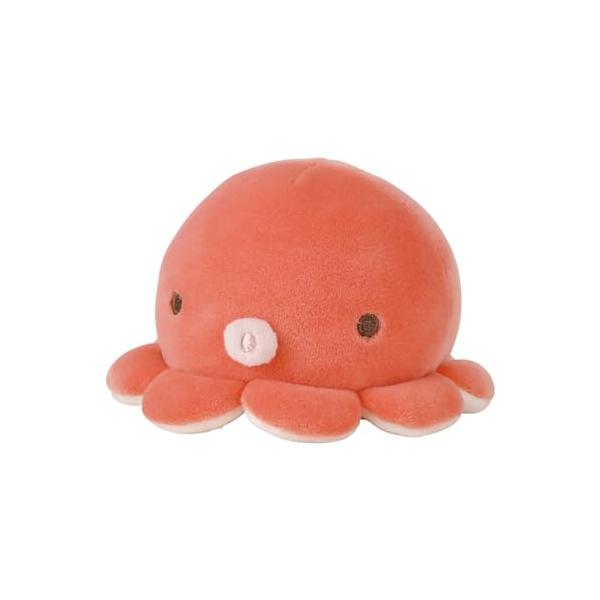 りぶはあと マスコット マシュマロアクアミエ タコ (全長約8.5cm) ぬいぐるみ ふわふわ 28210-22
