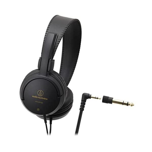 他サイト： オーディオテクニカ ATH-EP100 楽器用 オンイヤーヘッドホン 密閉型 有線 軽量 楽器練習 電子ピアノ 6.3mmヘッドホン端子変換プラグ付き 【国内正規の商品画像