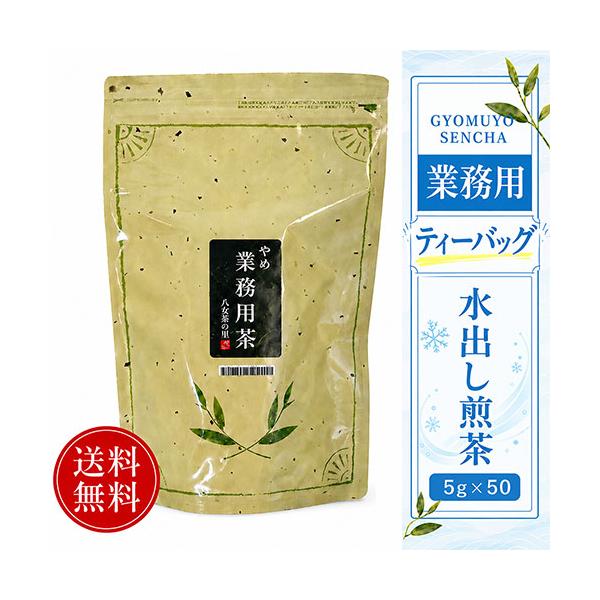 八女茶 お茶 業務用 煎茶 水出し ティーバッグ 5g×50入 TEM-23 八女茶の里