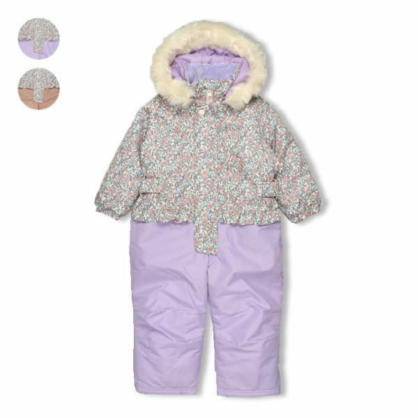 Jolly Jury【ジョリージュー】 小花柄切替スノーコンビ・スノーウェア定価：8690円(税込)ブランド：Jolly Jury【ジョリージュリー】サイズ：100/110/120本体・中綿・フェイクファー基布:ポリエステル100%フェイク...