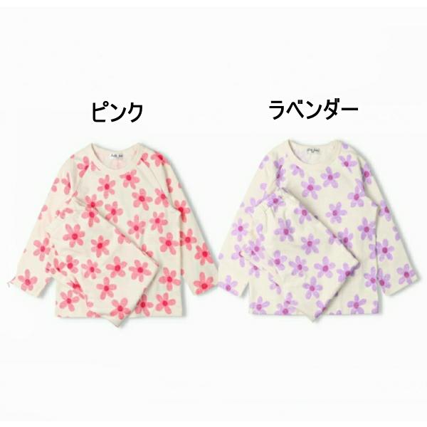 30%OFF/メール便/キッズ/子供服/長袖/女の子/ねまき/お花柄長袖パジャマ /Jolly Jury【ジョリージュリー】2026春