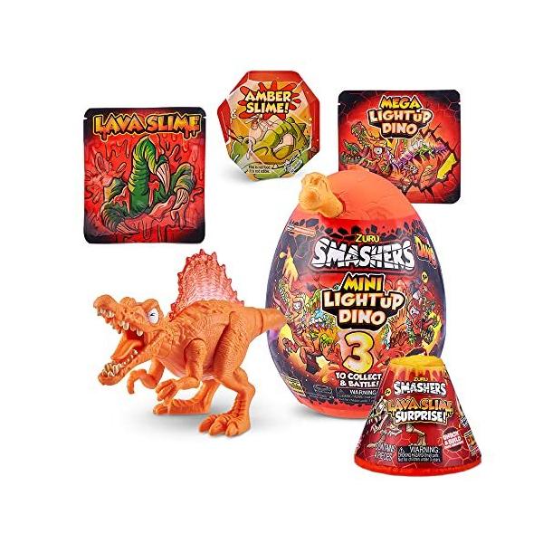 Smashers-Mix-Series 4コンボパック ラバスライム サプライズ ミニライトアップ 恐竜 スピノサウルス メールボックス ZUR