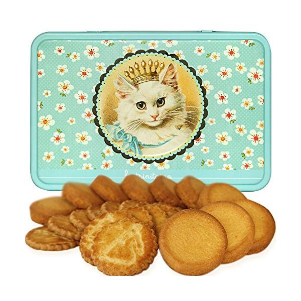 ラ・トリニテーヌ アニマル缶 ネコ ガレット・パレット詰め合わせ