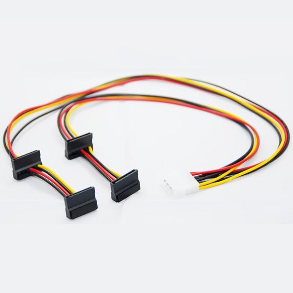 電源変換分岐ケーブル Ide電源コネクタからsata電源コネクタ4個 4ピン ペリフェラルからsata電源変換 Ide4pin2sata4port ヤンコム 通販 Yahoo ショッピング