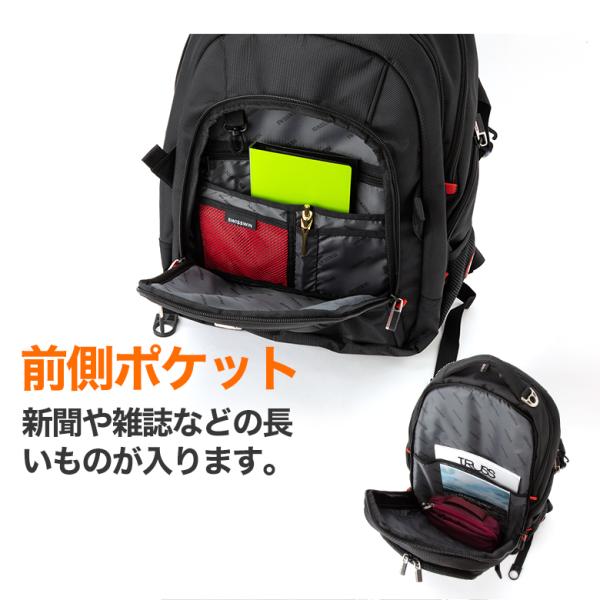 Swisswin バックパック リュックサック ブランド メンズ レディース リュック 鞄 通勤 通学 軽量 ポケット 多い 旅行用リュック サイド ポケット 避難 セール Buyee Buyee 日本の通販商品 オークションの代理入札 代理購入