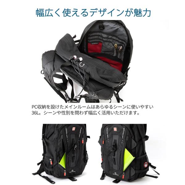 Swisswin バックパック リュック リュックサック メンズ 通勤 通学 大容量 ポケット 多い 軽量 高校生 小物入れ サイトポケット ウエストベルト セール Buyee Buyee 日本の通販商品 オークションの代理入札 代理購入