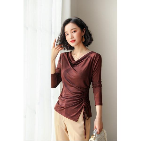 カットソー ドレープ サイドスリット ドレープカットソー 無地 長袖 トップス レディース Buyee Buyee Japanese Proxy Service Buy From Japan Bot Online