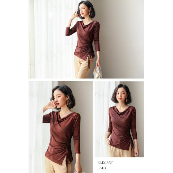 カットソー ドレープ サイドスリット ドレープカットソー 無地 長袖 トップス レディース Buyee Buyee Japanese Proxy Service Buy From Japan Bot Online