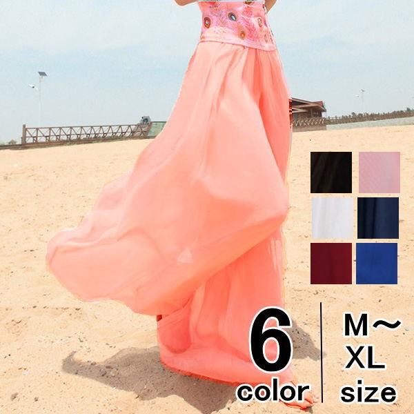 ワイドパンツ レディース スカンツ スカーチョ ガウチョパンツ ロング丈スカート風 フレア Yang Gen 通販 Yahoo ショッピング