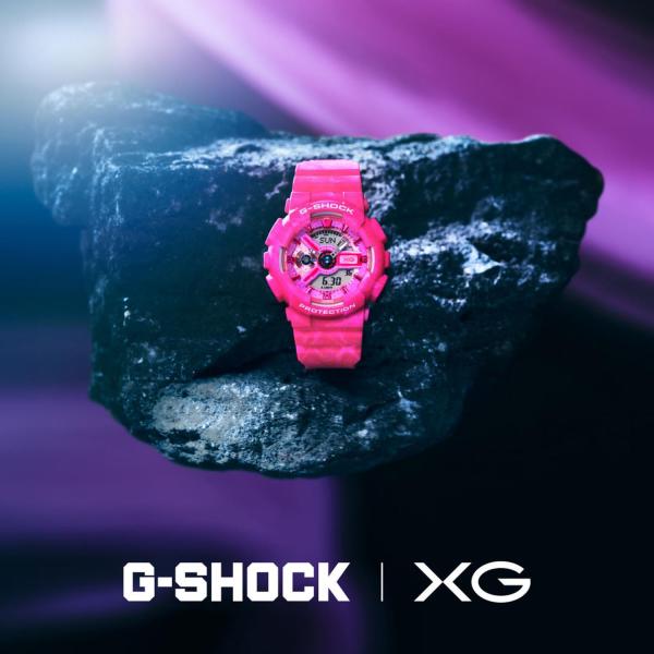 カシオ G-SHOCK XGコラボレーションモデル GMA-S110XG-4AJR マーブル成形 ピンク 偏光塗装文字板 グローバルアンバサダー CASIO G-SHOCK公式掲載店【0626】爆買