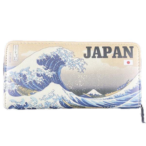 神奈川沖浪裏 長財布】 葛飾北斎 富嶽三十六景 浮世絵 男女兼用