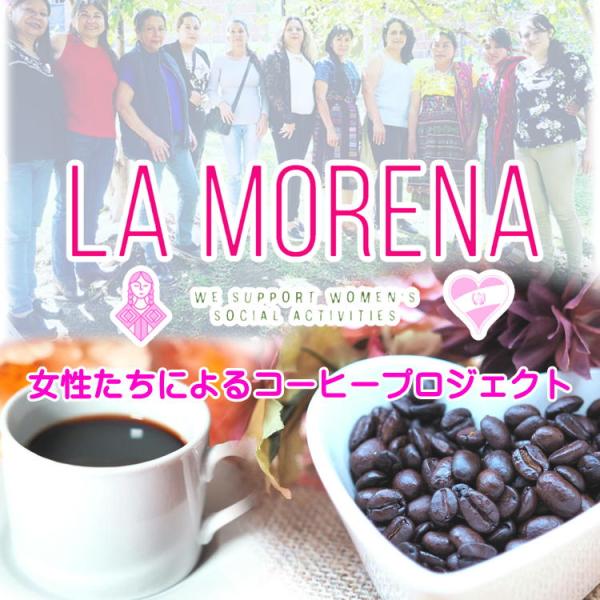ラ・モレナ 200g コーヒー 珈琲 豆 ガテマラ グアテマラ グァテマラ 焙煎 coffee 女性応援プロジェクト プレゼント かわいい 贈り物 ギフト