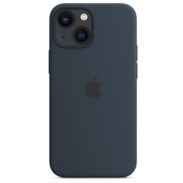 iPhone13 mini シリコンケース アビスブルー 青 MagSafe対応 Abyss Blue 13ミニ 並行輸入品 ケース アイフォン SIBA13mini