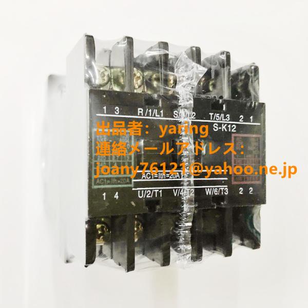 三菱電機(MITSUBISHI) S-K12 AC220V 用電磁接触器 : l086 : yaring 