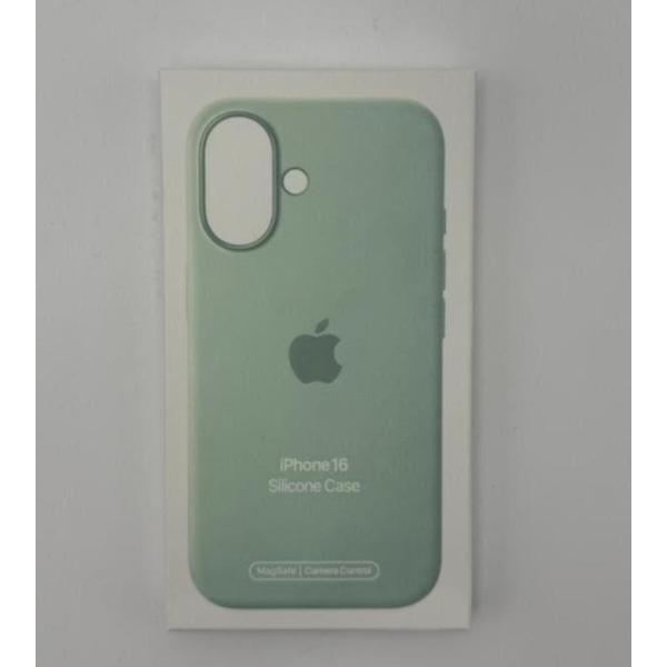 iPhone16  シリコンケース アクアマリン MagSafe対応 アップル アイフォン 並行輸入品 ケースa